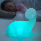 Dinosaurus LED-nachtlampje voor kinderen, multicolor, vinyl