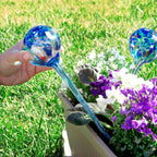 Automatische irrigatieballonnen van glas, 2 stuks, 350 ml, blauw