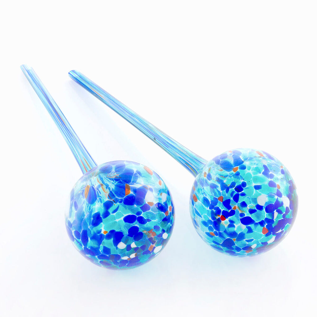 Automatische irrigatieballonnen van glas, 2 stuks, 350 ml, blauw