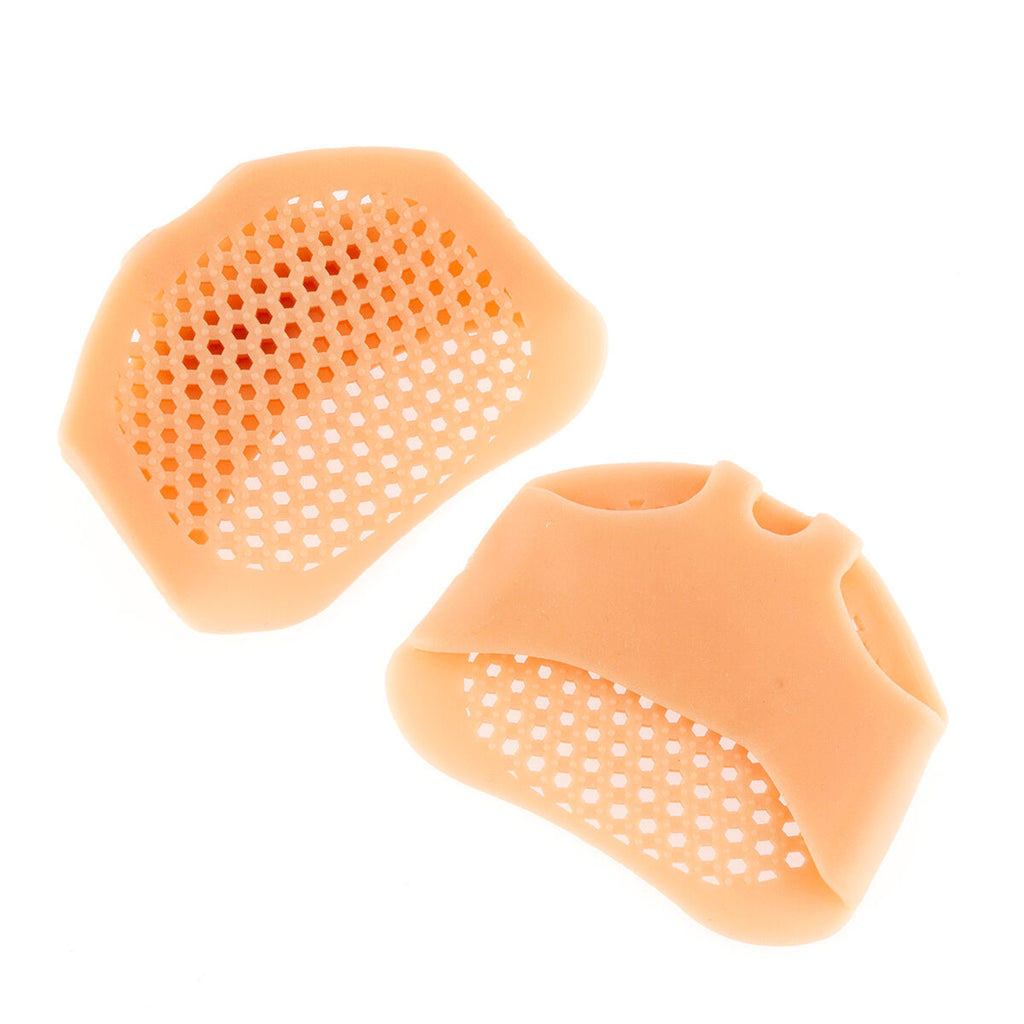 Siliconen gel middenvoetsbeentjes pads, 2 stuks, beige