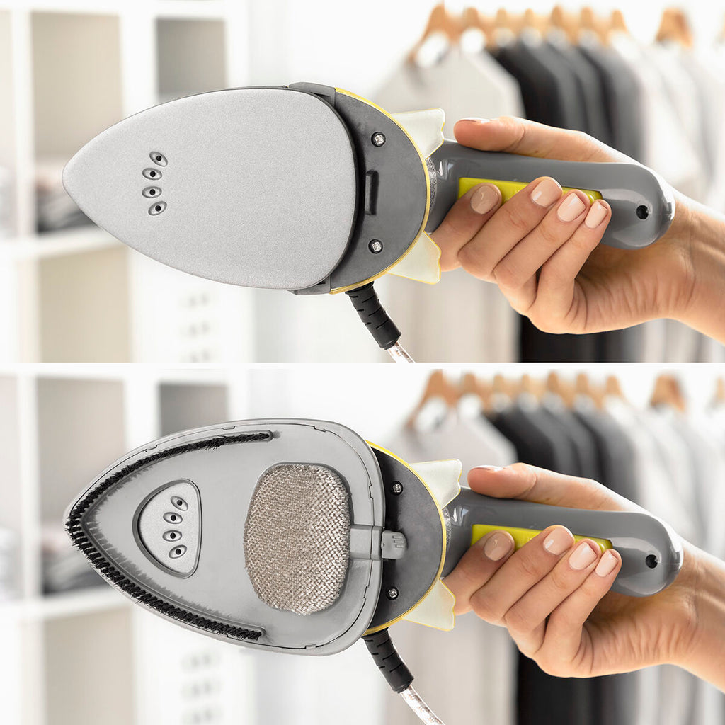 Mini reisstrijkijzer 2-in-1 verticaal/horizontaal stoomstrijkijzer 800 W