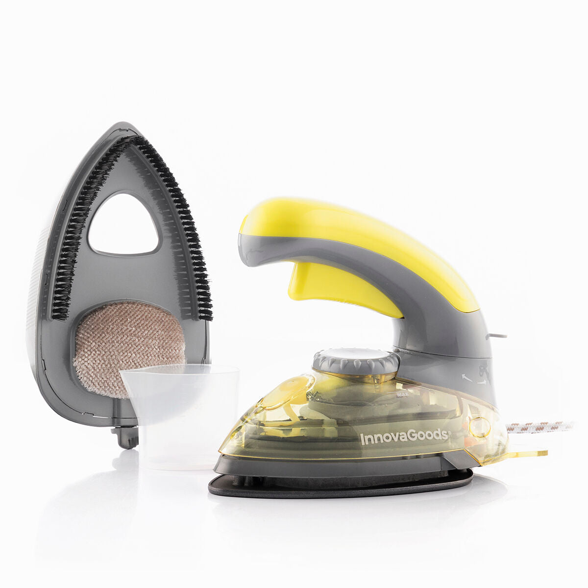 Mini reisstrijkijzer 2-in-1 verticaal/horizontaal stoomstrijkijzer 800 W