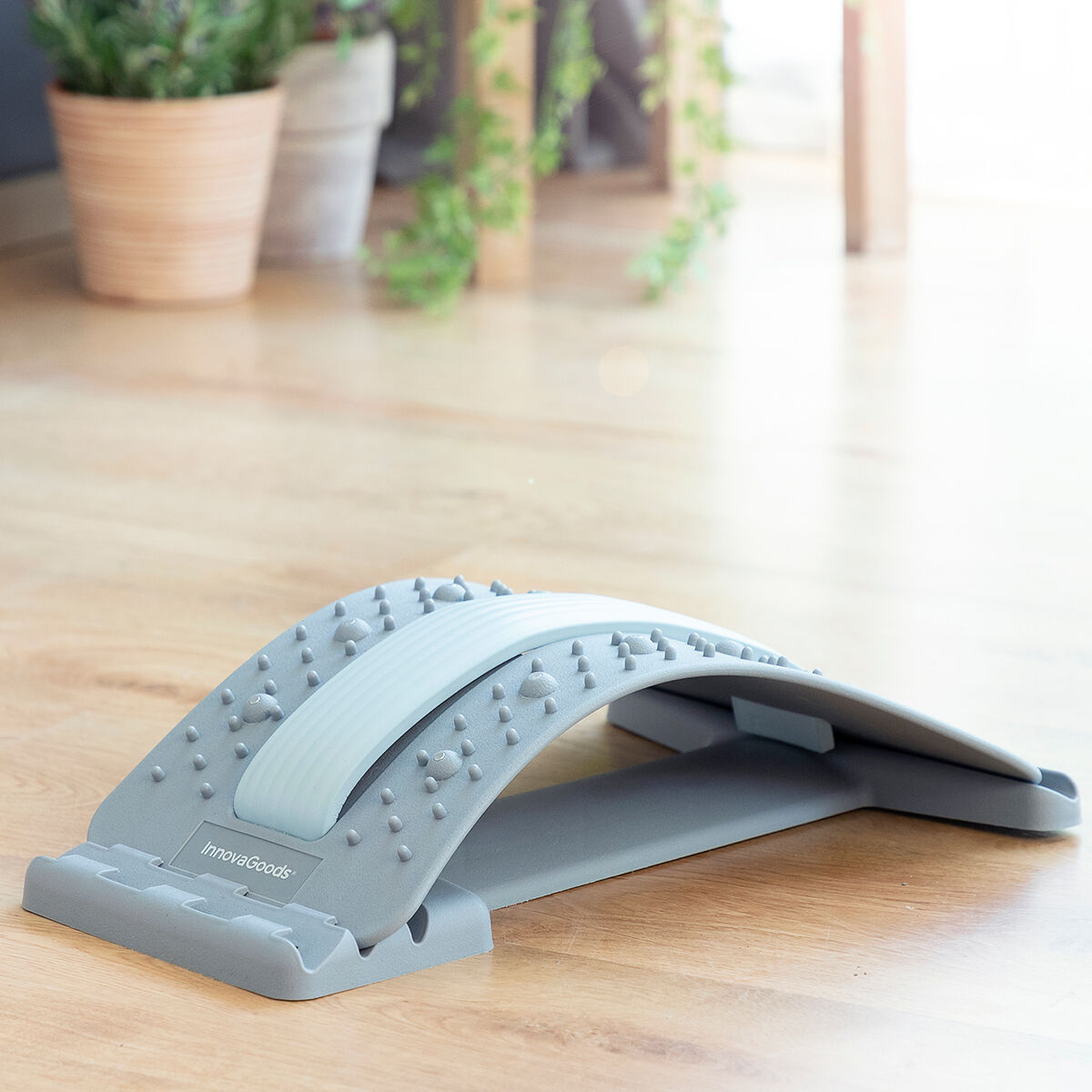 Lumbale corrector met massagepunten en magneten, verstelbare rugsteun