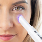 Anti-ageing oogmassager met fototherapie, thermotherapie en vibratie