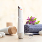 Anti-ageing oogmassager met fototherapie, thermotherapie en vibratie