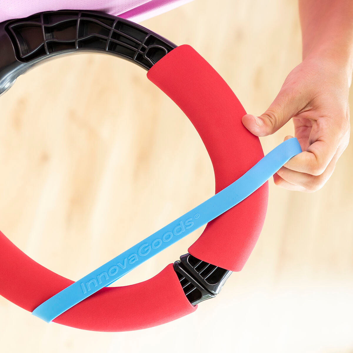 Aanpasbare armtrainer met weerstandsbanden en trainingsgids