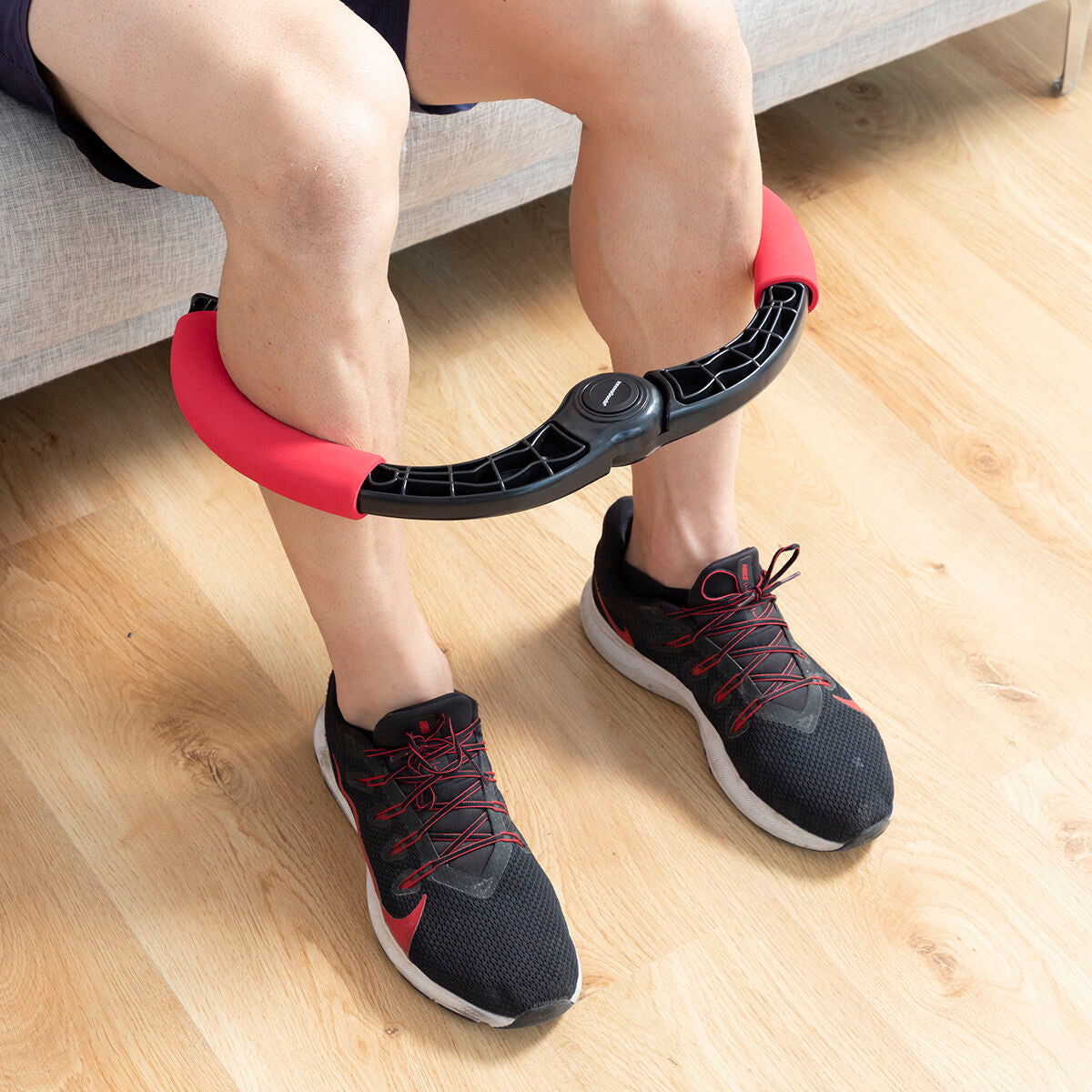 Aanpasbare armtrainer met weerstandsbanden en trainingsgids