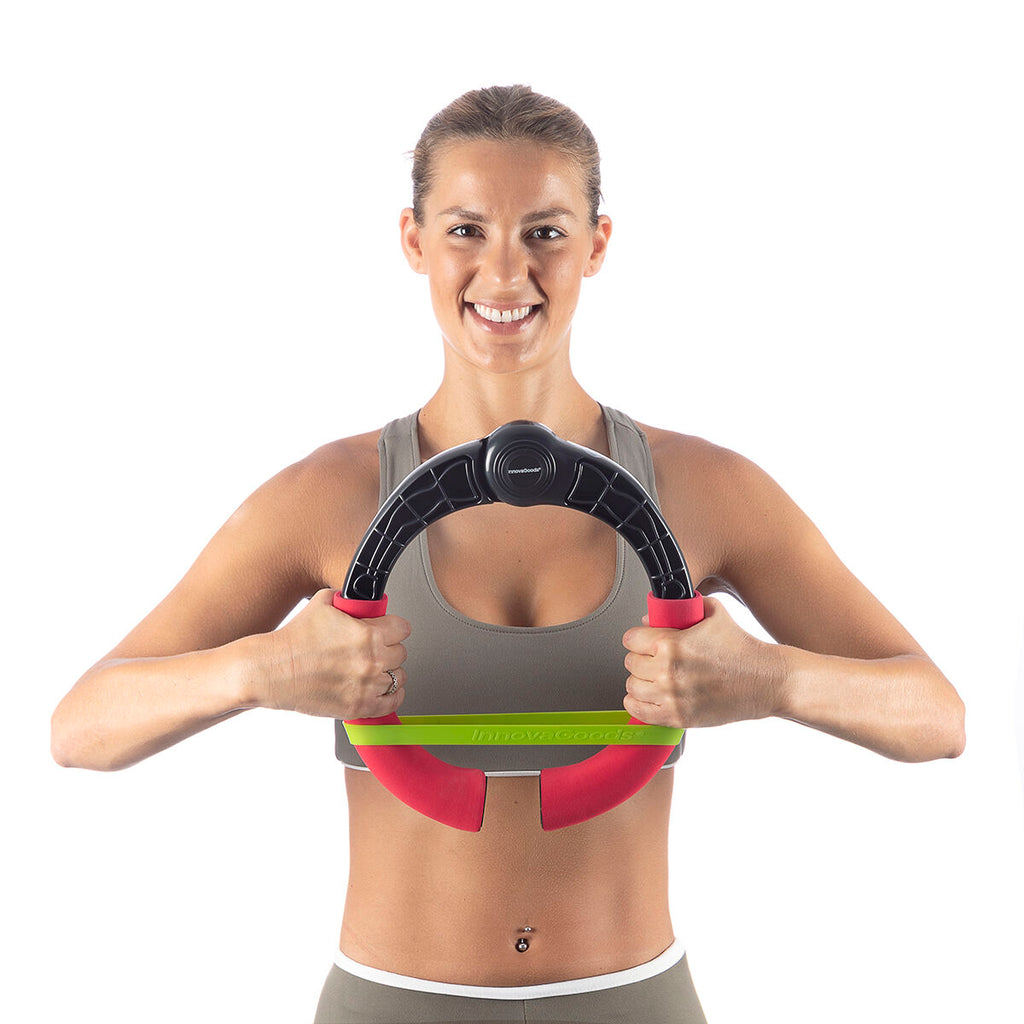 Aanpasbare armtrainer met weerstandsbanden en trainingsgids