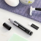 Neus- en oortrimmer, draadloos, compact, zwart-grijs