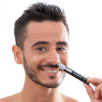 Neus- en oortrimmer, draadloos, compact, zwart-grijs