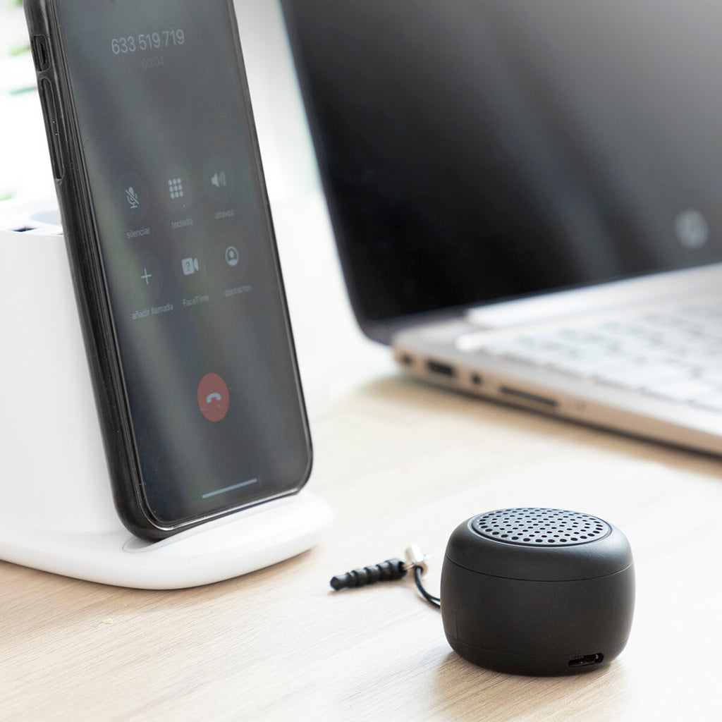 Draagbare mini Bluetooth-luidspreker oplaadbaar, zwart, ABS