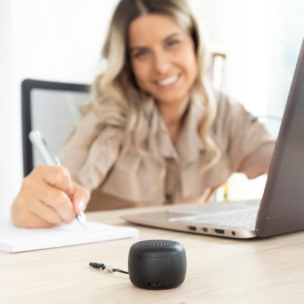 Draagbare mini Bluetooth-luidspreker oplaadbaar, zwart, ABS