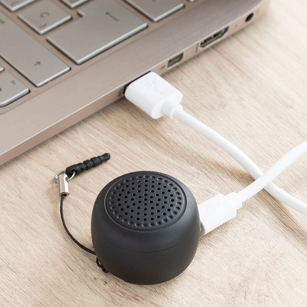 Draagbare mini Bluetooth-luidspreker oplaadbaar, zwart, ABS