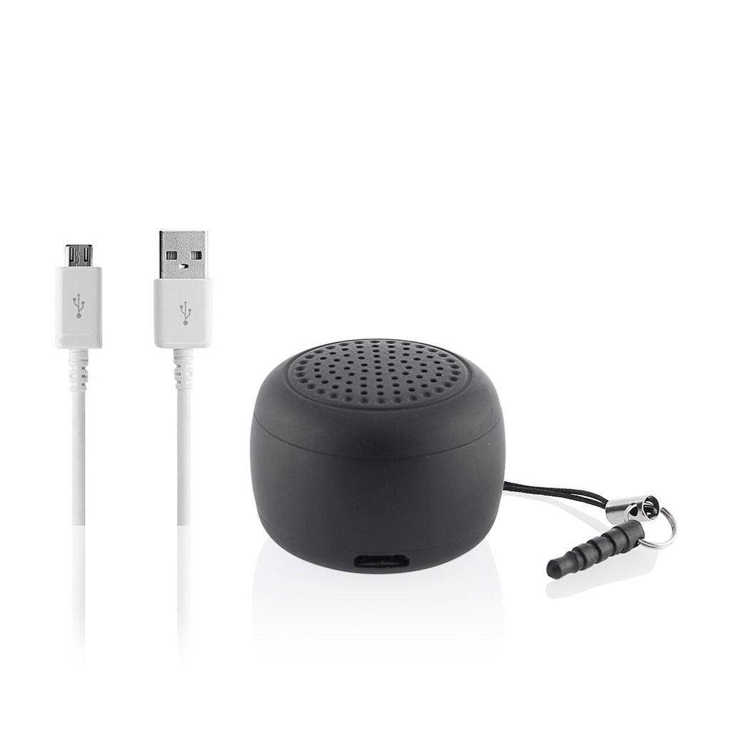 Draagbare mini Bluetooth-luidspreker oplaadbaar, zwart, ABS