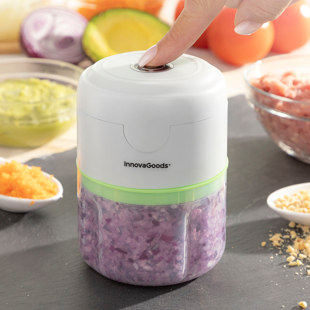 Oplaadbare draagbare minisnijder 200 ml, USB-C, 3 messen RVS