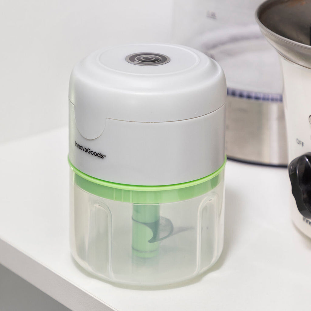 Oplaadbare draagbare minisnijder 200 ml, USB-C, 3 messen RVS