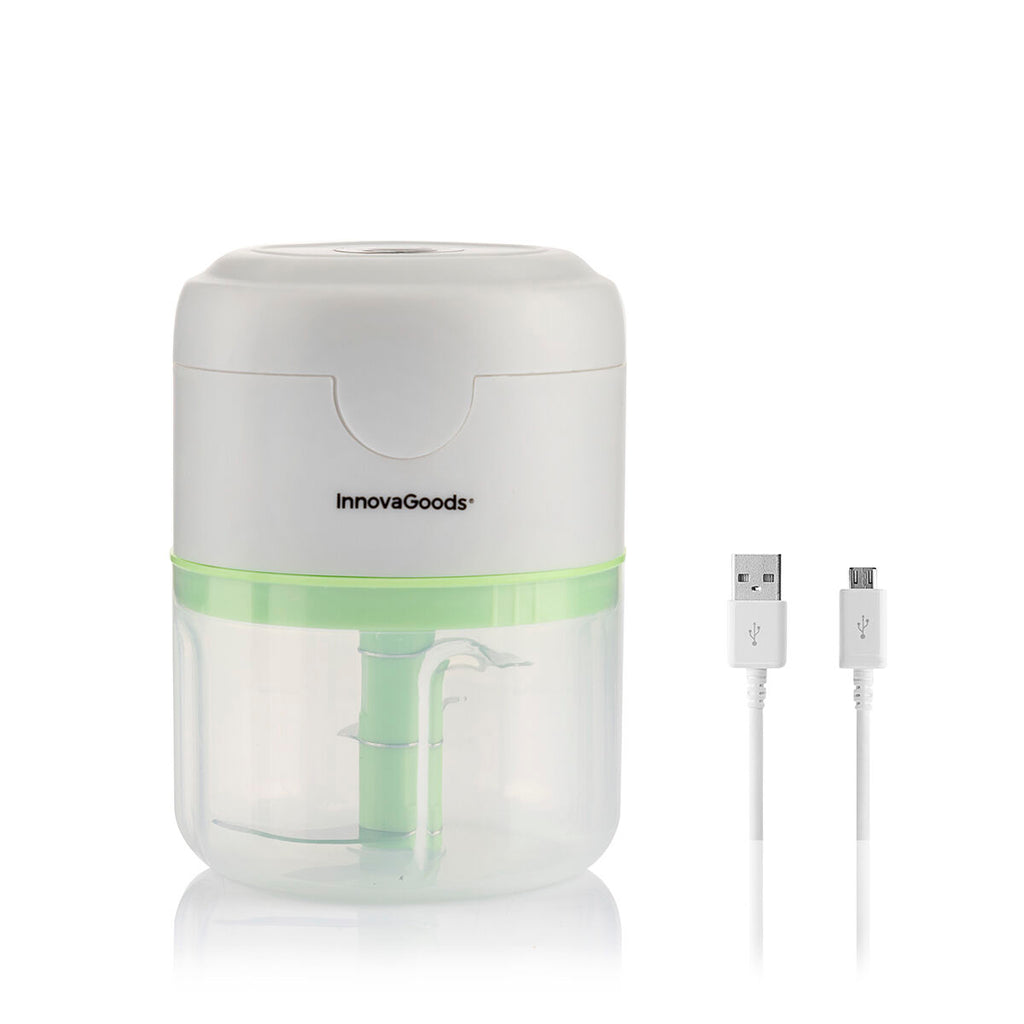 Oplaadbare draagbare minisnijder 200 ml, USB-C, 3 messen RVS