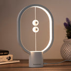 Balanslamp met magnetische schakelaar - LED tafellamp wit ABS