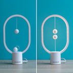 Balanslamp met magnetische schakelaar - LED tafellamp wit ABS