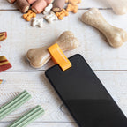 Selfieclip voor huisdieren, siliconen knijperclip smartphone en tablet
