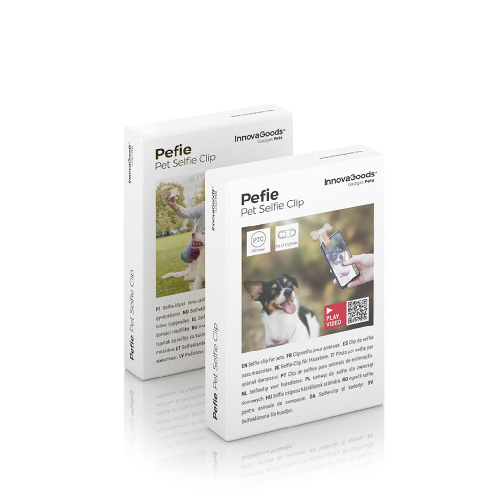 Selfieclip voor huisdieren, siliconen knijperclip smartphone en tablet