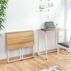 Inklapbare tafel opvouwbaar bureau MDF hout 80x87 cm