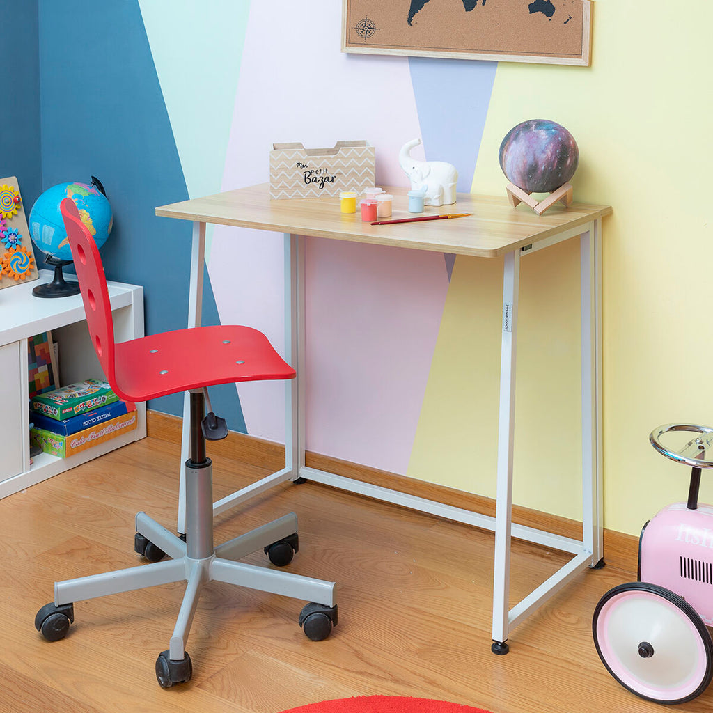 Inklapbare tafel opvouwbaar bureau MDF hout 80x87 cm