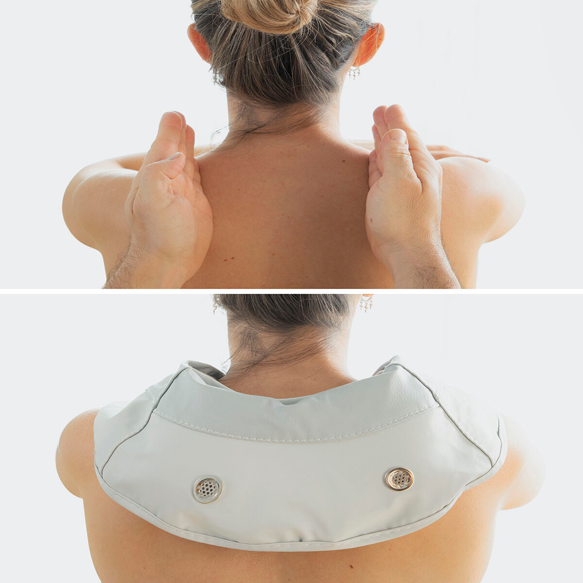 Elektrisch tapping massageapparaat met tikken en warmte, nek en schouders