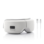 Oogmassager 4-in-1 met luchtcompressie, warmte en Bluetooth, grijs