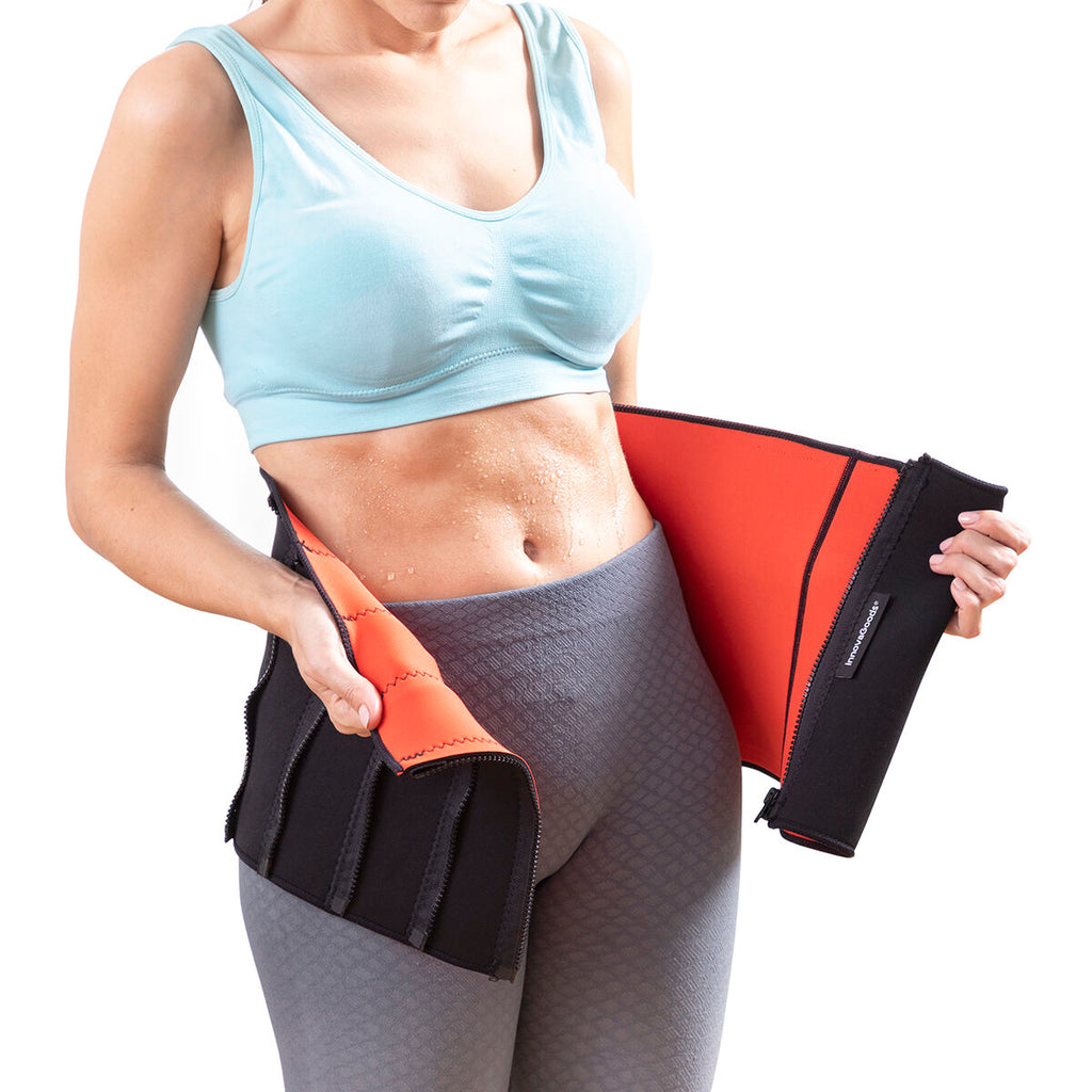 Afslankende sportriem met sauna-effect, verstelbaar, one-size