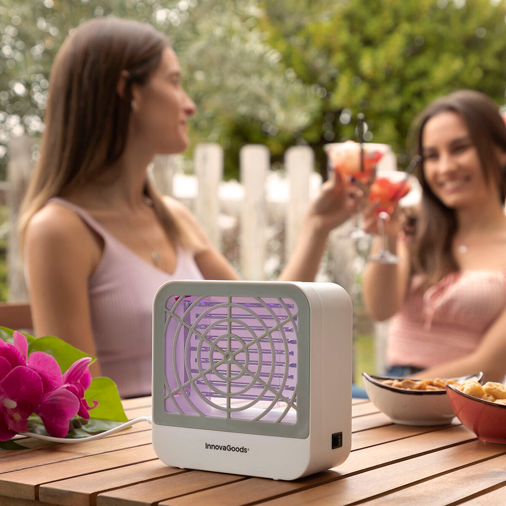 Elektrische anti-muggenlamp met UV-leds en muurhanger, USB