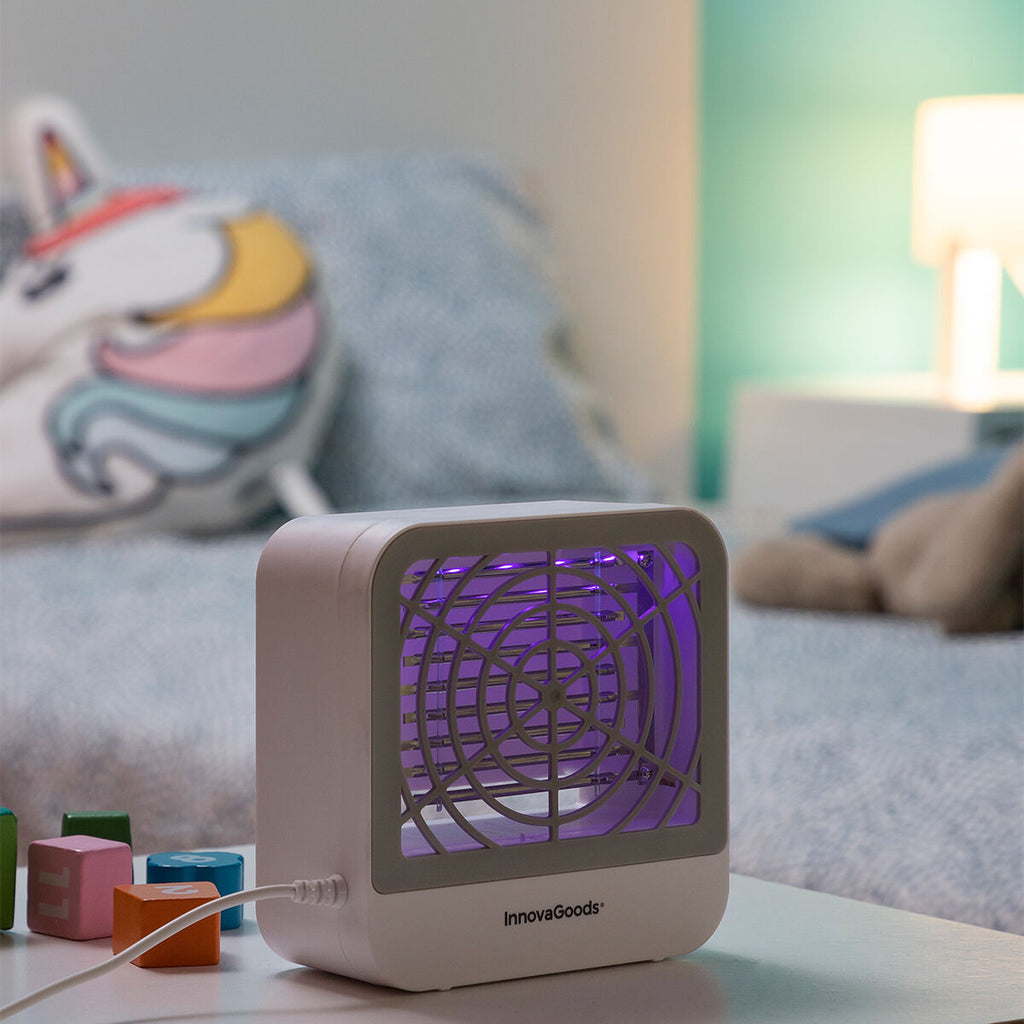 Elektrische anti-muggenlamp met UV-leds en muurhanger, USB