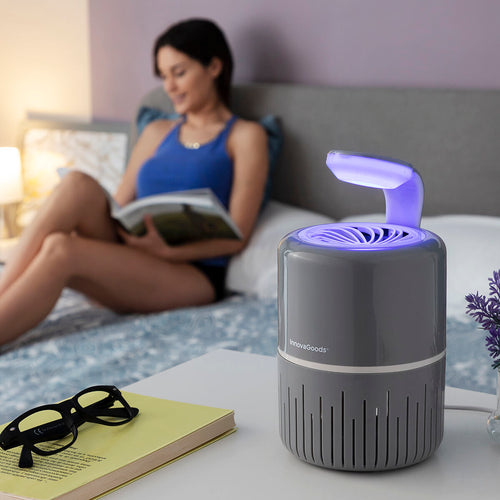 Antimuggenzuiglamp UV-LED met verwijderbare tank, USB, Ø12x21 cm
