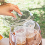 Koelende drankdispenser 4 liter met tapkraan en ijsreservoirs