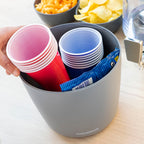 Koelende drankdispenser 4 liter met tapkraan en ijsreservoirs
