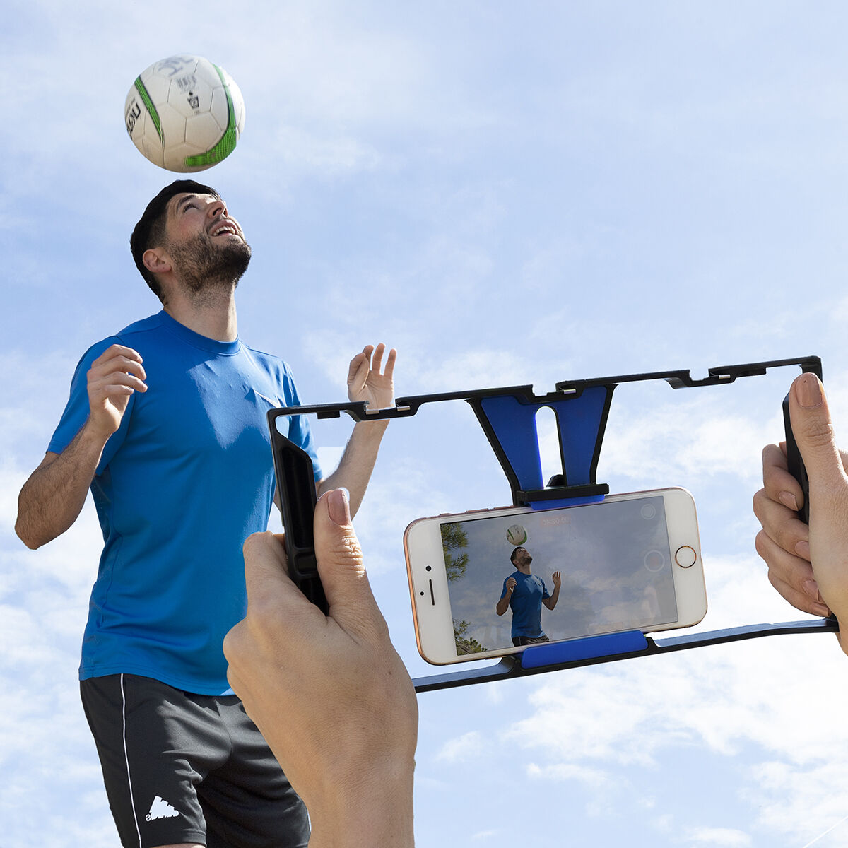 Smartphonehouder met handmatige stabilisator, verstelbaar, ABS