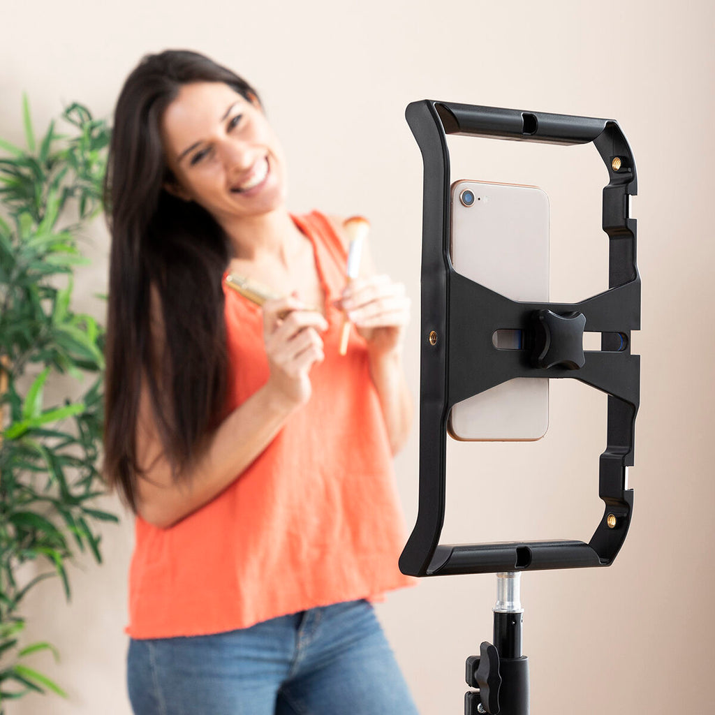 Smartphonehouder met handmatige stabilisator, verstelbaar, ABS
