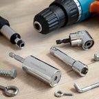 Universele dopsleutel met accessoires, 7-19 mm, staal