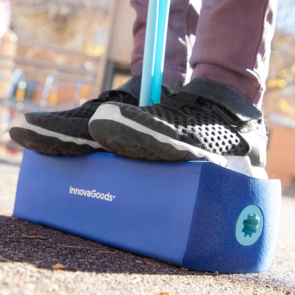 Rubberen pogostick met piepgeluid, blauw, max. 70 kg
