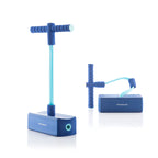 Rubberen pogostick met piepgeluid, blauw, max. 70 kg