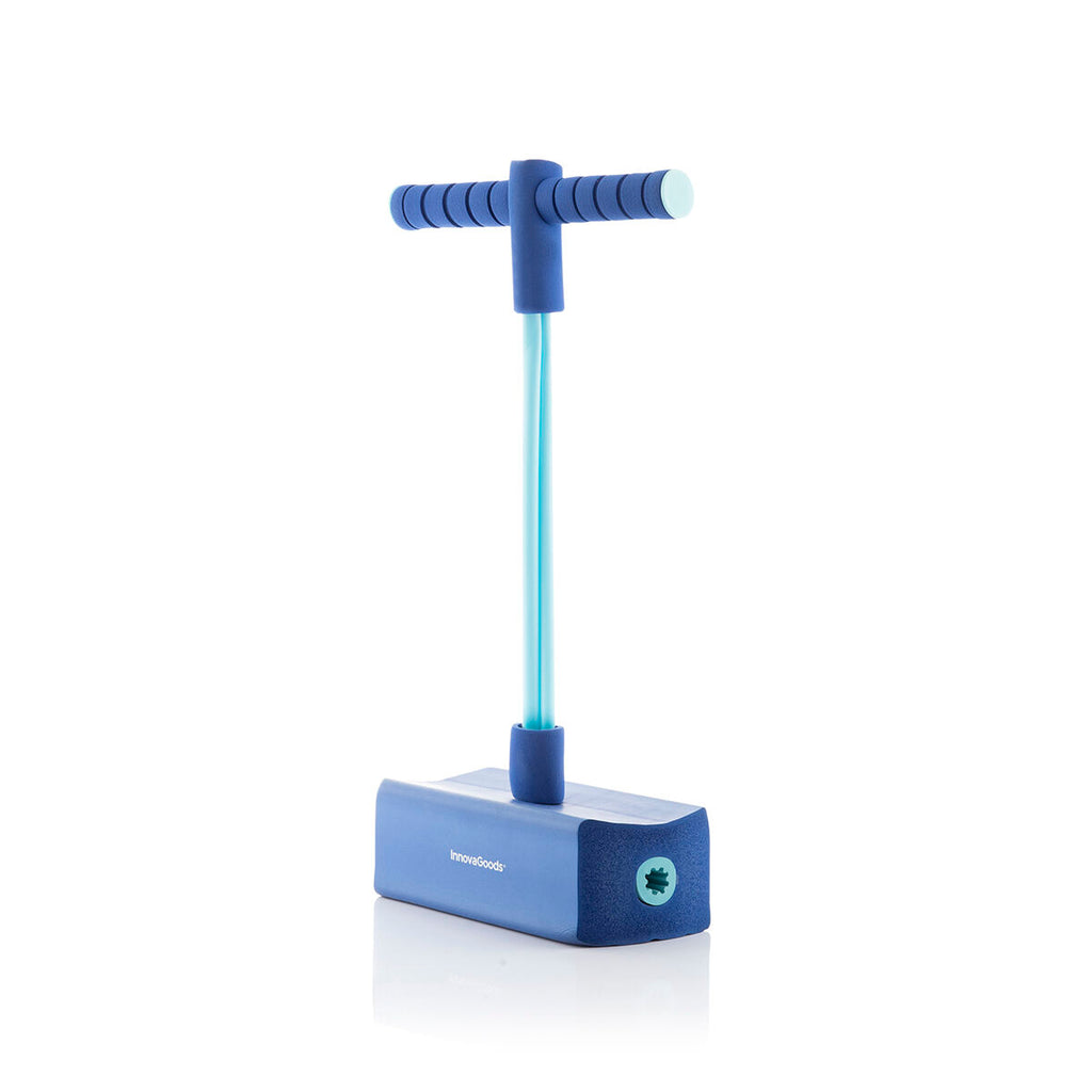 Rubberen pogostick met piepgeluid, blauw, max. 70 kg