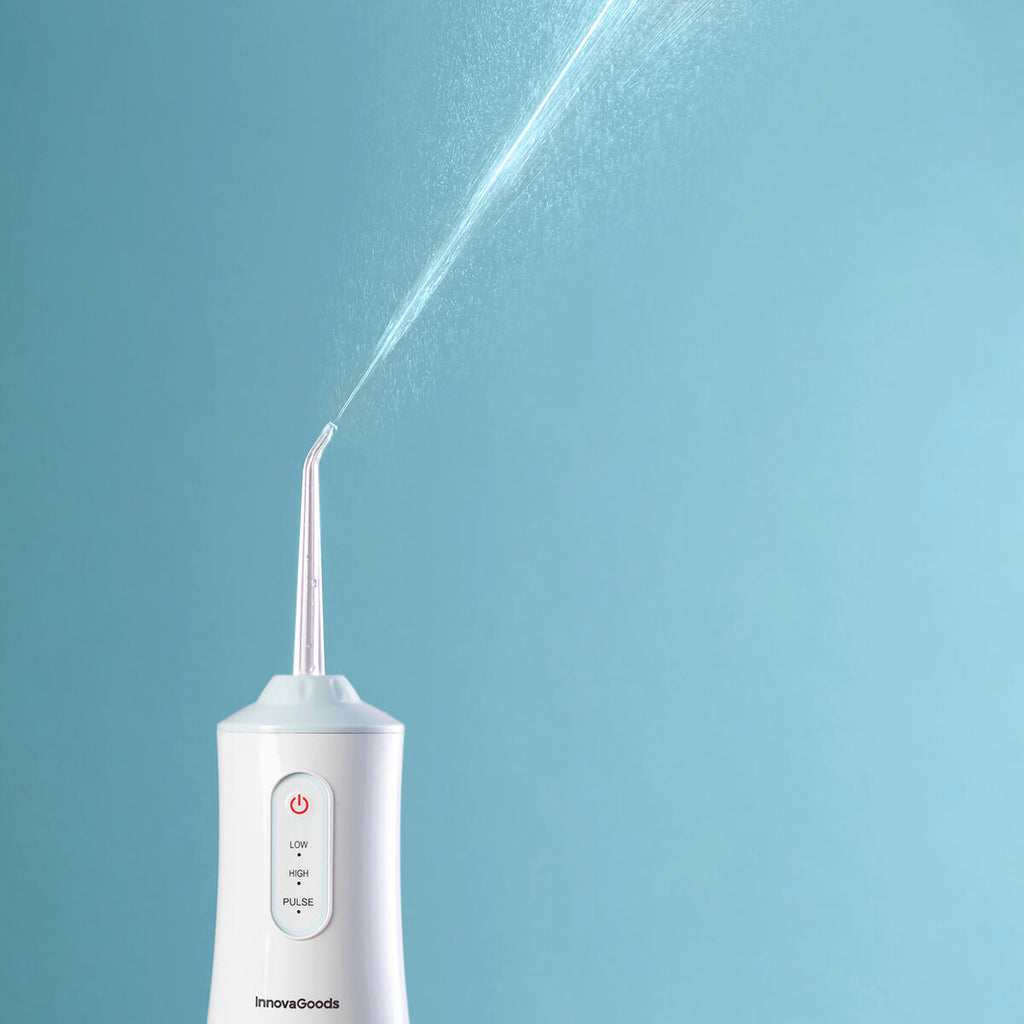 Draagbare oplaadbare mondspoeling met 4 koppen, 220 ml, IPX6