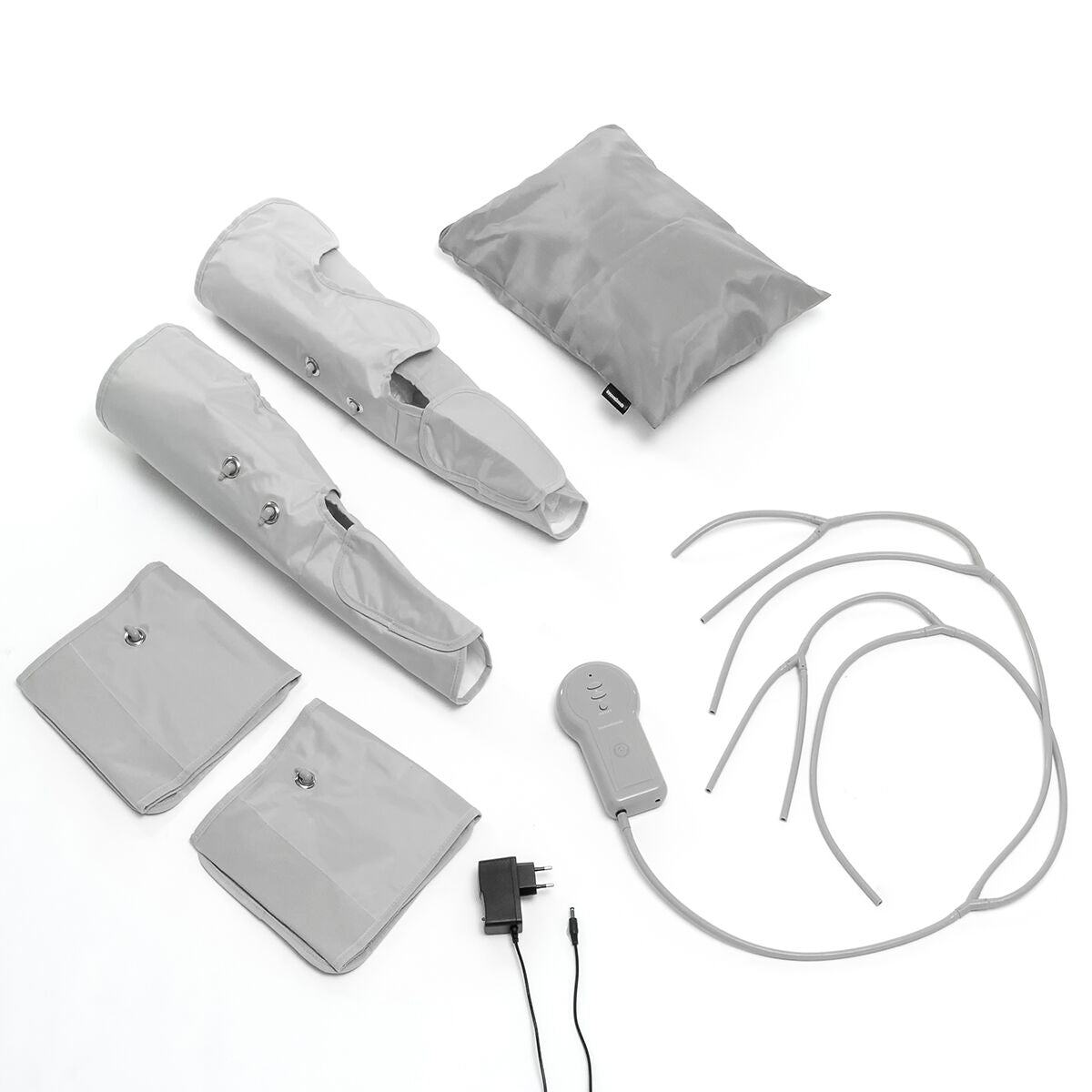 Luchtcompressie beenmassager met 4 massagestanden, grijs