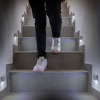 LED-lamp met bewegingssensor, set van 2 stuks, grijs