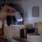 LED-lamp met bewegingssensor, set van 2 stuks, grijs