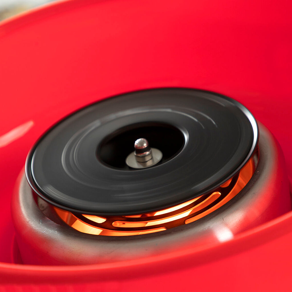 Suikerspinmachine elektrisch, rood, 450 W, met maatlepel en 10 stokjes
