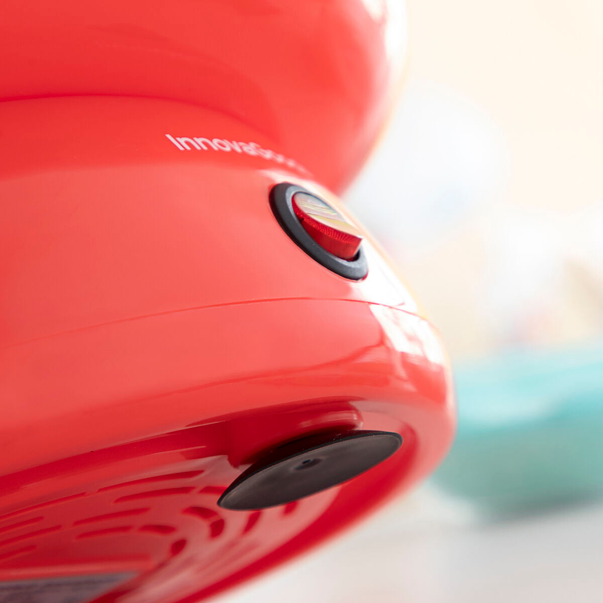 Suikerspinmachine elektrisch, rood, 450 W, met maatlepel en 10 stokjes