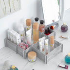 Aanpasbare ladenorganiser, 16 stuks, grijs polypropyleen