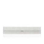 Aanpasbare ladenorganiser, 16 stuks, grijs polypropyleen