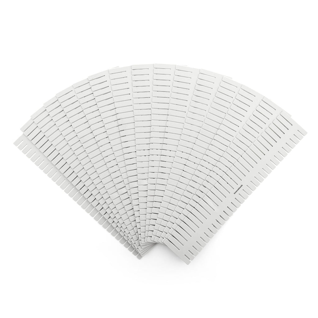 Aanpasbare ladenorganiser, 16 stuks, grijs polypropyleen